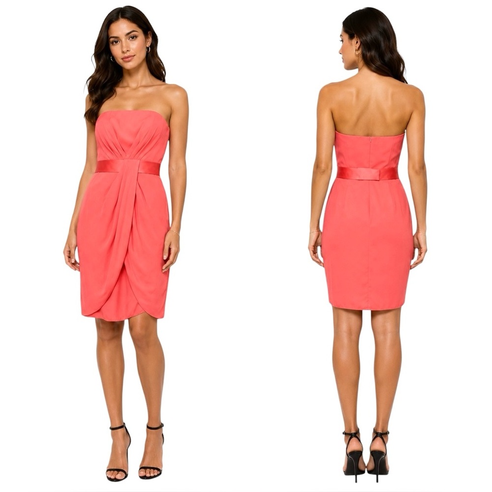 White by Vera Wang Strapless Dress Size 4